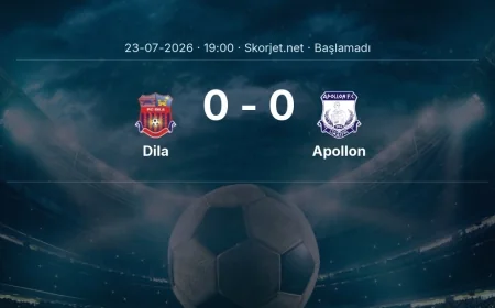 Avrupa Konferans Ligi: Dila - Apollon maç bilgileri