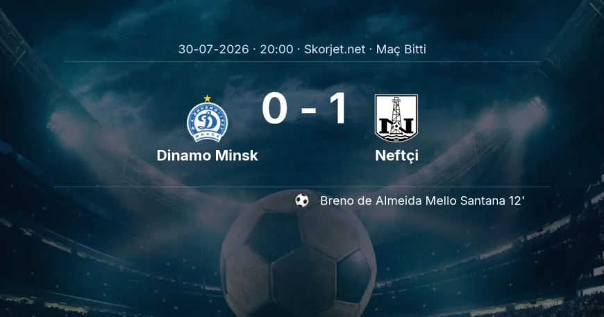 Avrupa Konferans Ligi | Dinamo Minsk 0-1 Neftçi sonucu