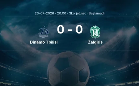 Dinamo Tbilisi - Žalgiris muhtemel ilk 11'ler | Avrupa Konferans Ligi