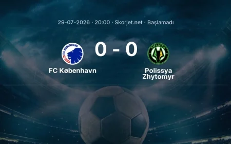 Avrupa Konferans Ligi: FC København - Polissya Zhytomyr kadro ve maç öncesi