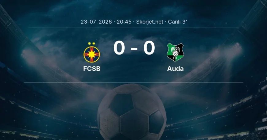 MAÇ BAŞLADI | FCSB - Auda
