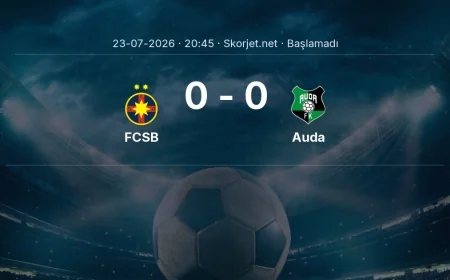 FCSB - Auda muhtemel ilk 11'ler | Avrupa Konferans Ligi