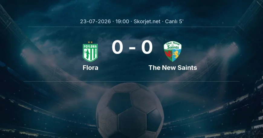 Flora - The New Saints maçı başladı | Avrupa Konferans Ligi