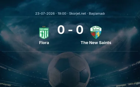 Avrupa Konferans Ligi: Flora - The New Saints kadro ve maç öncesi