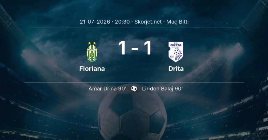 Avrupa Konferans Ligi | Floriana 1-1 Drita sonucu