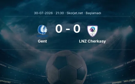 Gent - LNZ Cherkasy maçı ne zaman, saat kaçta? | Avrupa Konferans Ligi