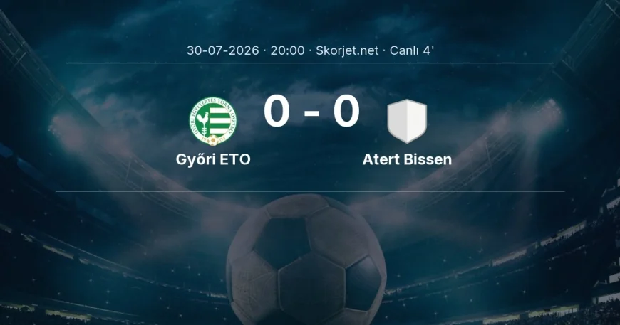 Győri ETO - Atert Bissen maçı başladı | Avrupa Konferans Ligi