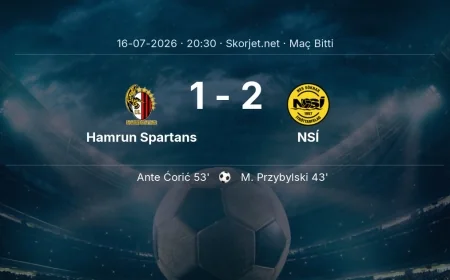 Avrupa Konferans Ligi | Hamrun Spartans 1-2 NSÍ sonucu