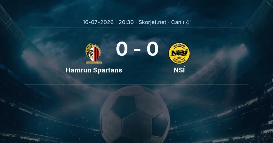 Avrupa Konferans Ligi: Hamrun Spartans - NSÍ maçı başladı