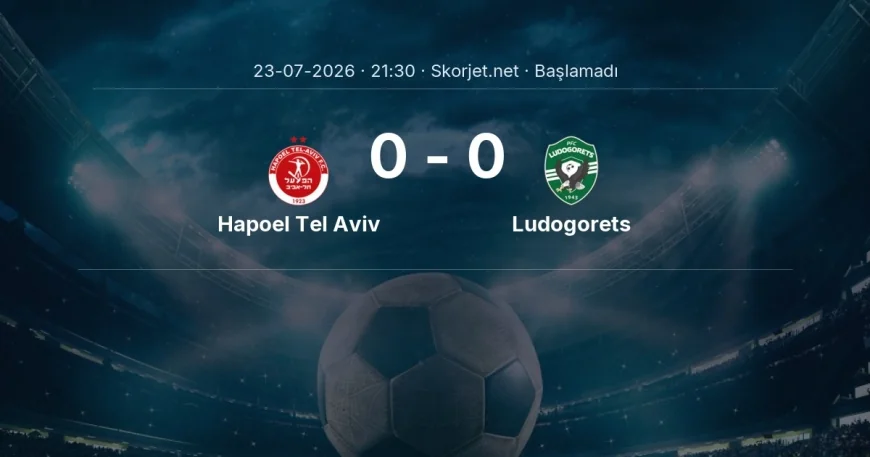 Avrupa Konferans Ligi: Hapoel Tel Aviv - Ludogorets kadro ve maç öncesi
