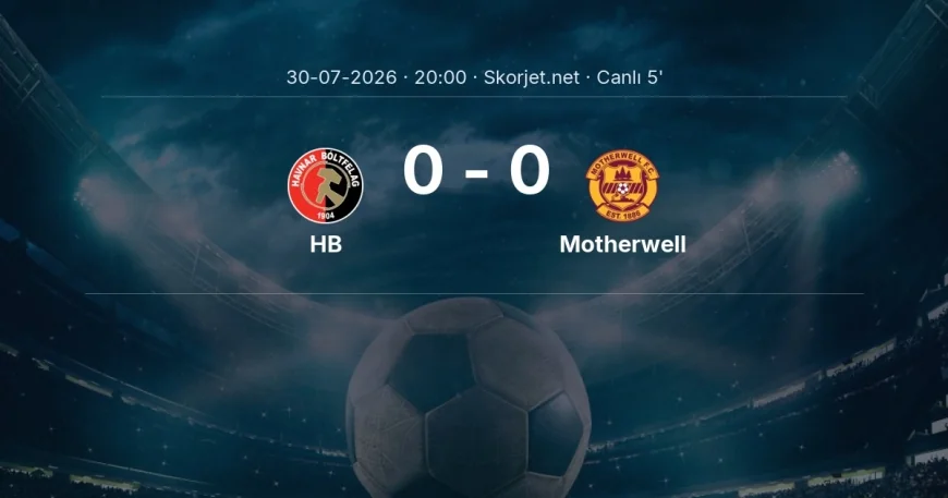 Avrupa Konferans Ligi: HB - Motherwell maçı başladı