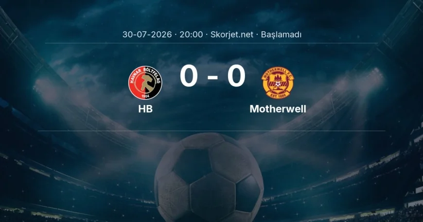 HB - Motherwell maçı ne zaman, saat kaçta? | Avrupa Konferans Ligi