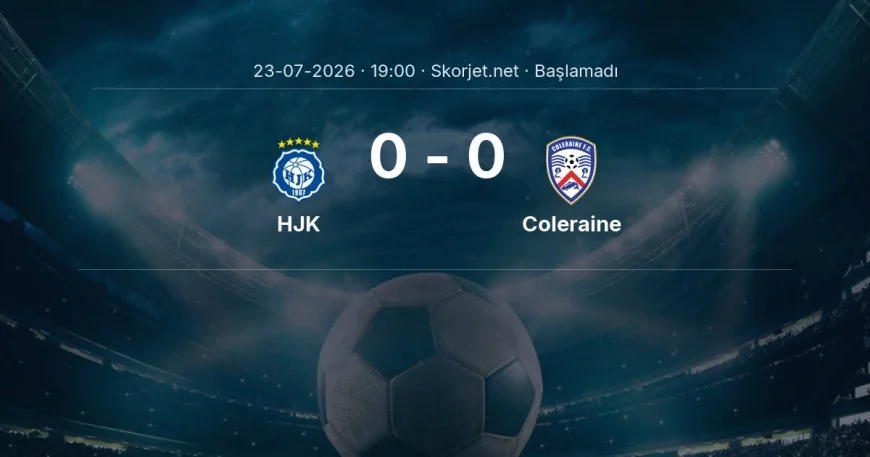 Avrupa Konferans Ligi: HJK - Coleraine maç bilgileri