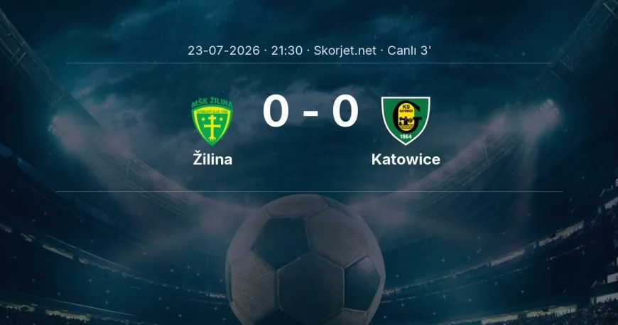MAÇ BAŞLADI | Žilina - Katowice