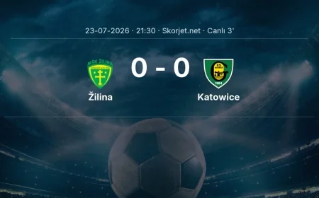 MAÇ BAŞLADI | Žilina - Katowice