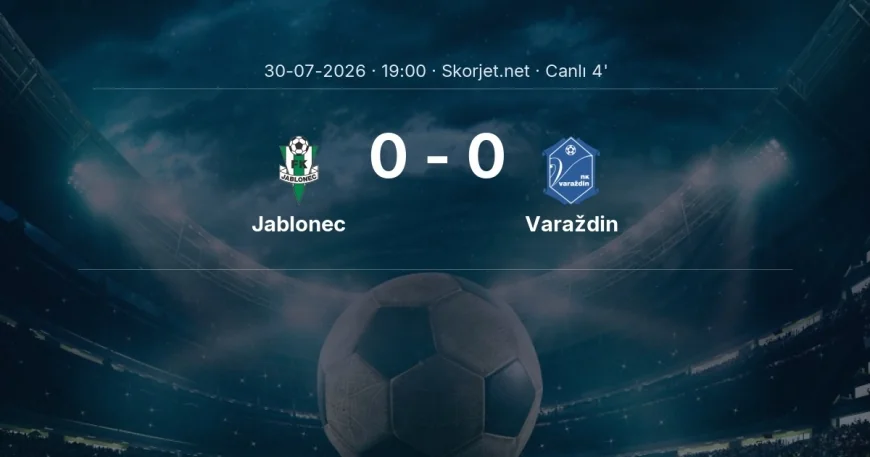 Jablonec - Varaždin maçı başladı | Avrupa Konferans Ligi