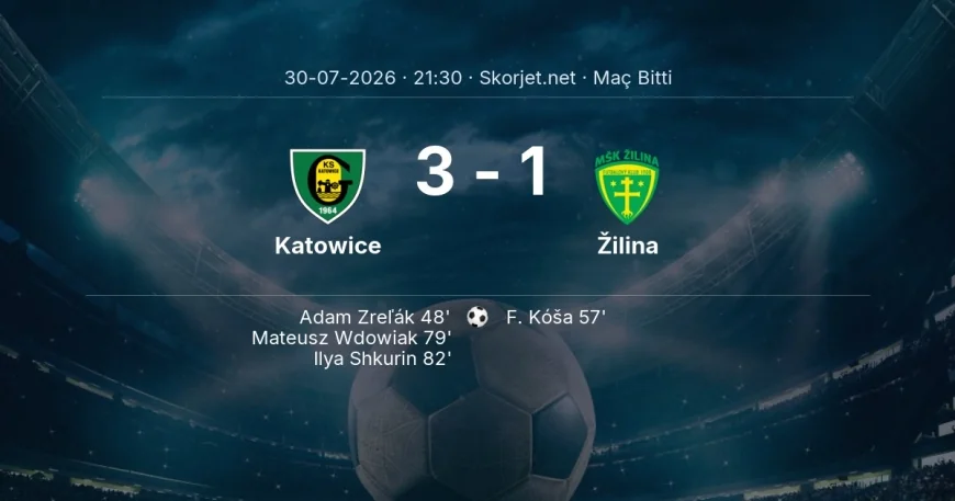 Avrupa Konferans Ligi | Katowice 3-1 Žilina sonucu