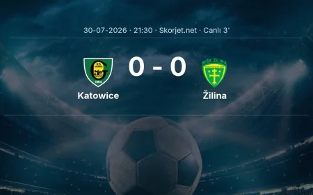 Avrupa Konferans Ligi: Katowice - Žilina maçı başladı