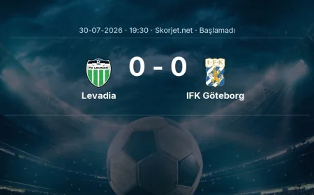 Levadia - IFK Göteborg maçı öncesi | Avrupa Konferans Ligi