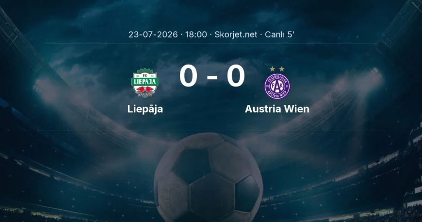 Liepāja - Austria Wien maçı başladı | Avrupa Konferans Ligi
