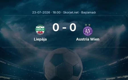 Avrupa Konferans Ligi: Liepāja - Austria Wien kadro ve maç öncesi