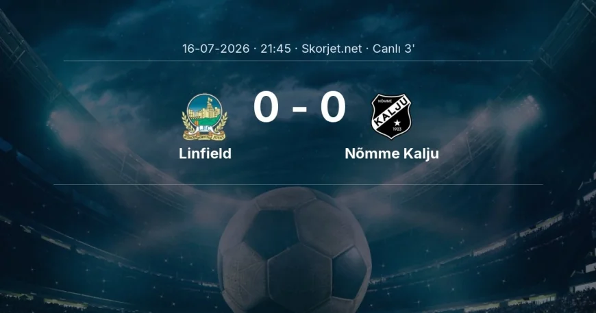 Linfield - Nõmme Kalju maçı başladı | Avrupa Konferans Ligi