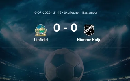 Avrupa Konferans Ligi: Linfield - Nõmme Kalju kadro ve maç öncesi