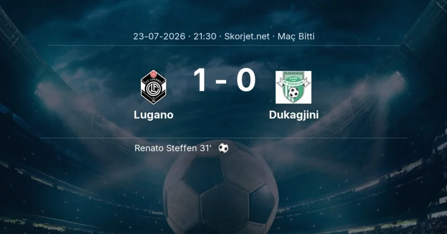 Avrupa Konferans Ligi | Lugano 1-0 Dukagjini sonucu