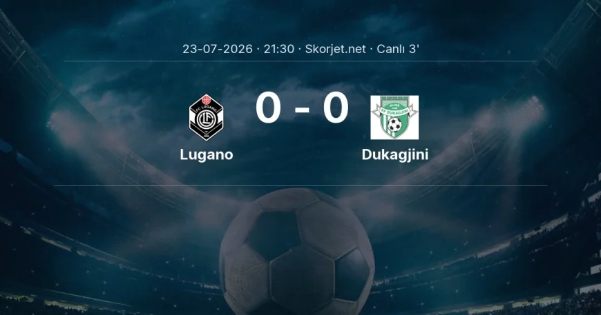 Avrupa Konferans Ligi: Lugano - Dukagjini maçı başladı
