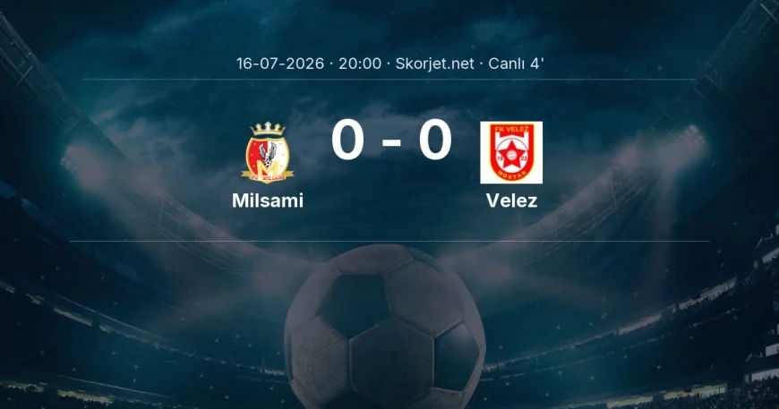 Milsami - Velez maçı başladı | Avrupa Konferans Ligi