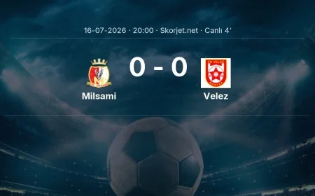 Milsami - Velez maçı başladı | Avrupa Konferans Ligi
