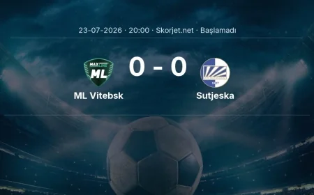ML Vitebsk - Sutjeska maçı ne zaman, saat kaçta? | Avrupa Konferans Ligi