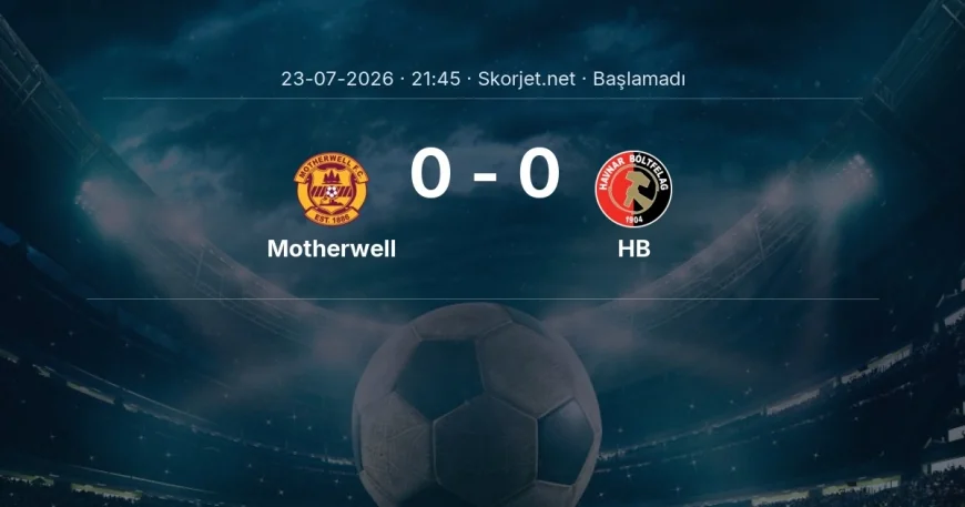 Motherwell - HB maçı öncesi | Avrupa Konferans Ligi