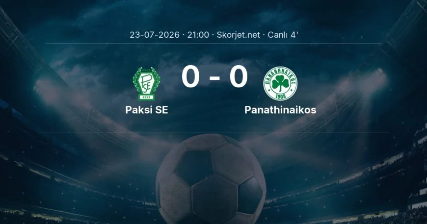 Avrupa Konferans Ligi: Paksi SE - Panathinaikos maçı başladı