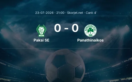 Avrupa Konferans Ligi: Paksi SE - Panathinaikos maçı başladı