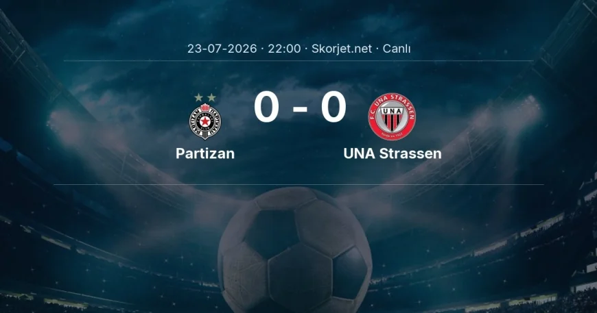 MAÇ BAŞLADI | Partizan - UNA Strassen