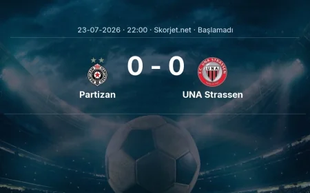 Partizan - UNA Strassen maçı öncesi | Avrupa Konferans Ligi