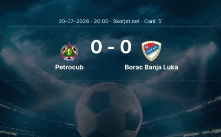 Avrupa Konferans Ligi: Petrocub - Borac Banja Luka maçı başladı