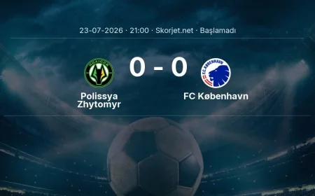 Polissya Zhytomyr - FC København maçı ne zaman, saat kaçta? | Avrupa Konferans Ligi