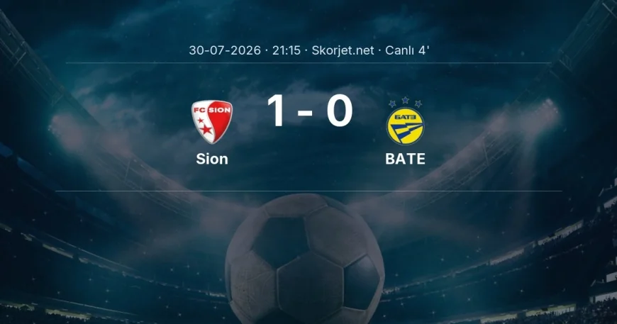 Sion - BATE maçı başladı | Avrupa Konferans Ligi