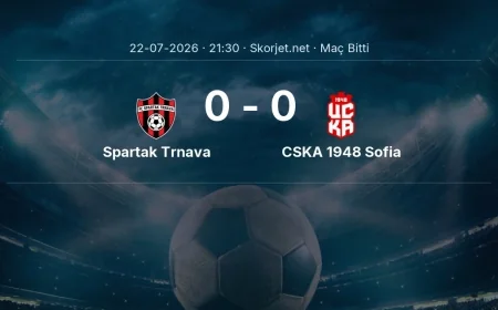 Maç sonucu: Spartak Trnava 0-0 CSKA 1948 Sofia | Avrupa Konferans Ligi