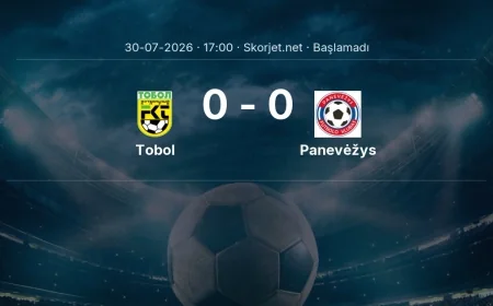 Avrupa Konferans Ligi: Tobol - Panevėžys maç bilgileri