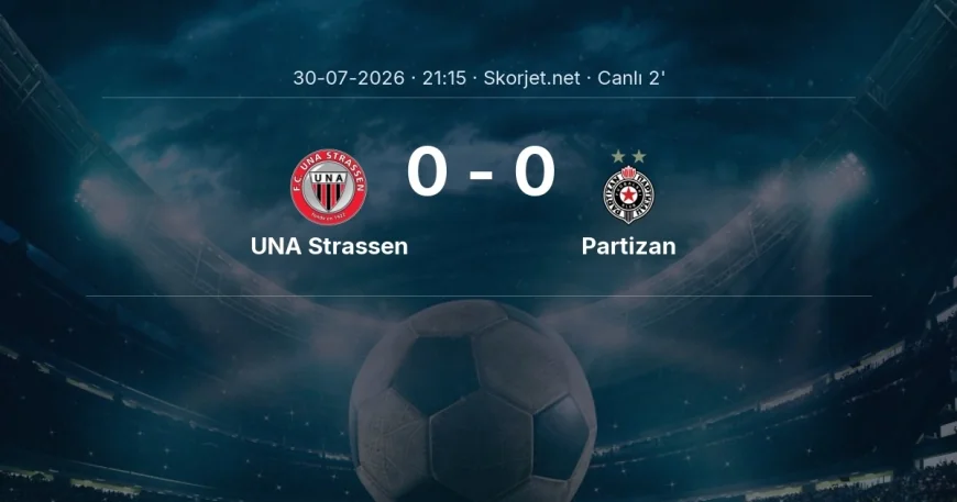 MAÇ BAŞLADI | UNA Strassen - Partizan