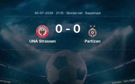 UNA Strassen - Partizan muhtemel ilk 11'ler | Avrupa Konferans Ligi