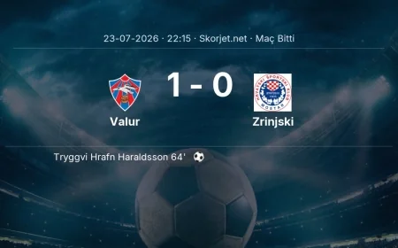 Valur 1-0 Zrinjski - maç özeti | Avrupa Konferans Ligi