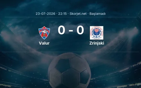 Avrupa Konferans Ligi: Valur - Zrinjski maç bilgileri