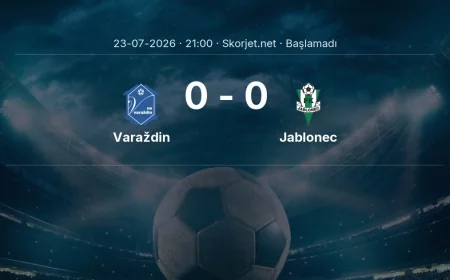 Varaždin - Jablonec maçı ne zaman, saat kaçta? | Avrupa Konferans Ligi