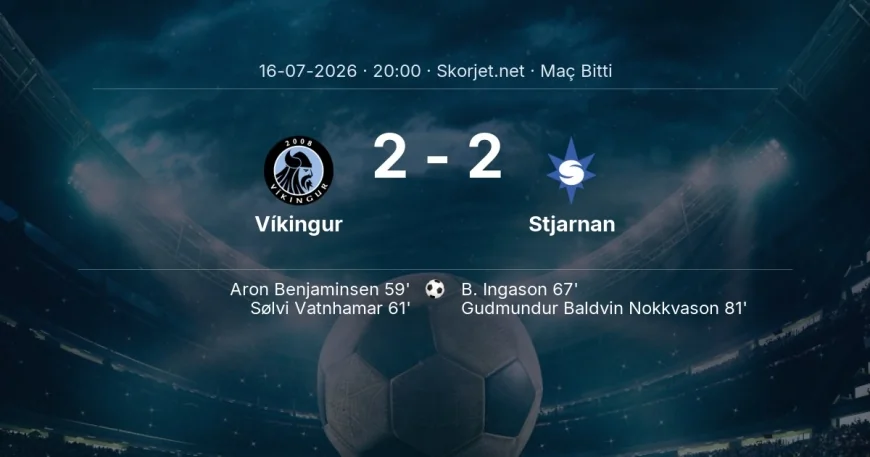 Víkingur 2-2 Stjarnan - maç özeti | Avrupa Konferans Ligi