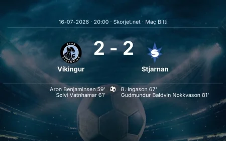 Víkingur 2-2 Stjarnan - maç özeti | Avrupa Konferans Ligi