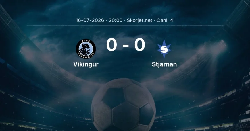 Víkingur - Stjarnan maçı başladı | Avrupa Konferans Ligi